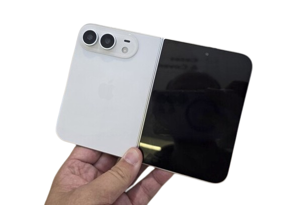 iPhone Ultra in hand – Silver
